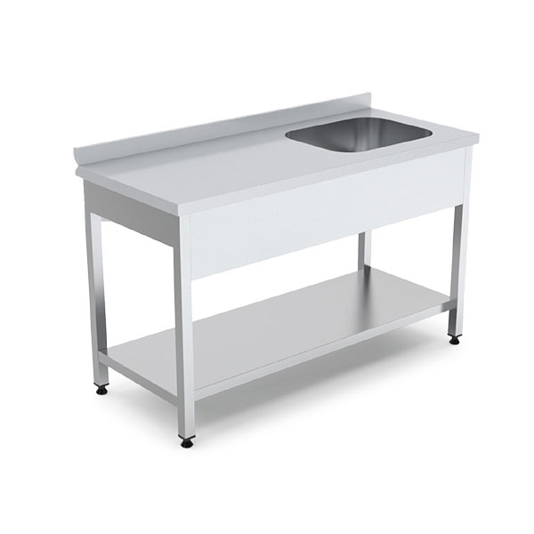 Work Tables with 1 Sink 600 / 700 (Demounted)