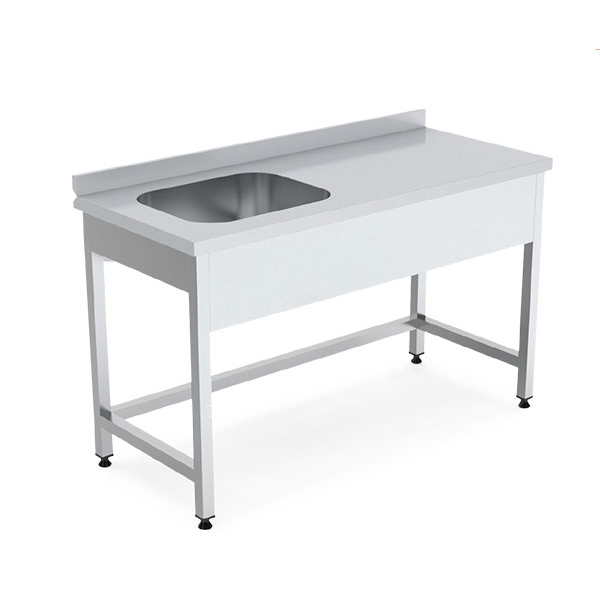 Work Tables with 1 Sink 600 / 700 (Demounted)