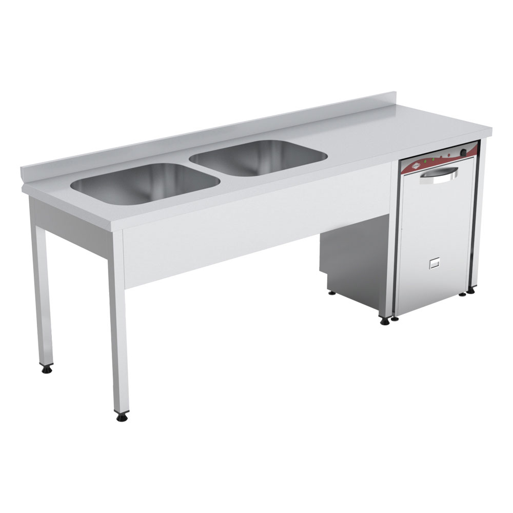 Work Tables with 2 Sink 700 (Demounted)