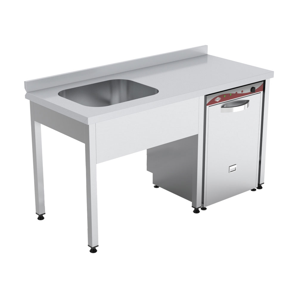 Work Tables with 1 Sink 700 (Demounted)