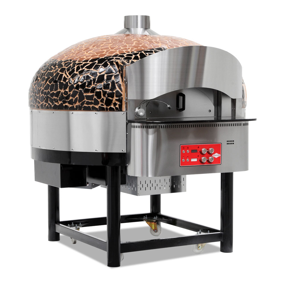 Gas Rotating Base Pizza Ovens