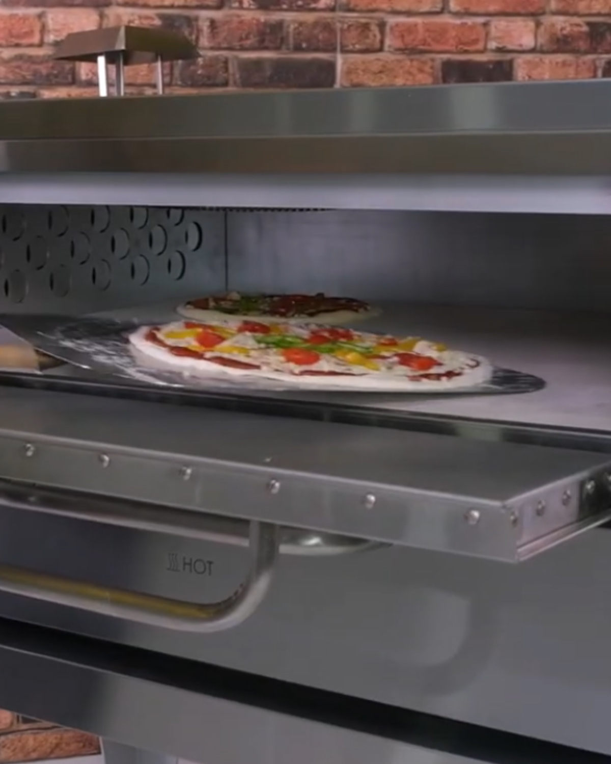 Gazlı Sabit Tabanlı Pizza Fırını